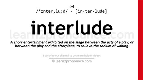 Interlude Music Definition and Its Multilayered Enigma