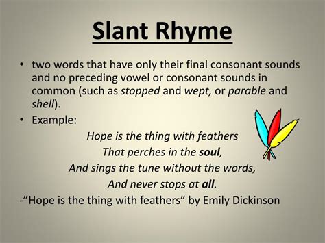 Slant Rhyme Definition Poetry: Exploring the Versatile Realm of Creative Expression